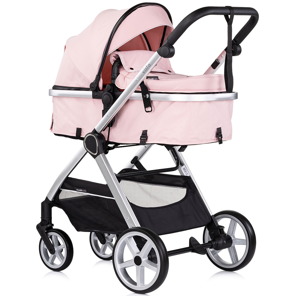 Carucior 3 in 1 Chipolino Vista Pink - Transformabil