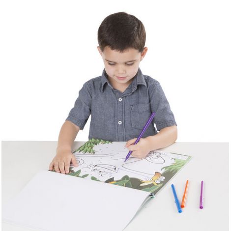 Bloc Colorat Punct cu Punct Animale Melissa & Doug - imagine 2