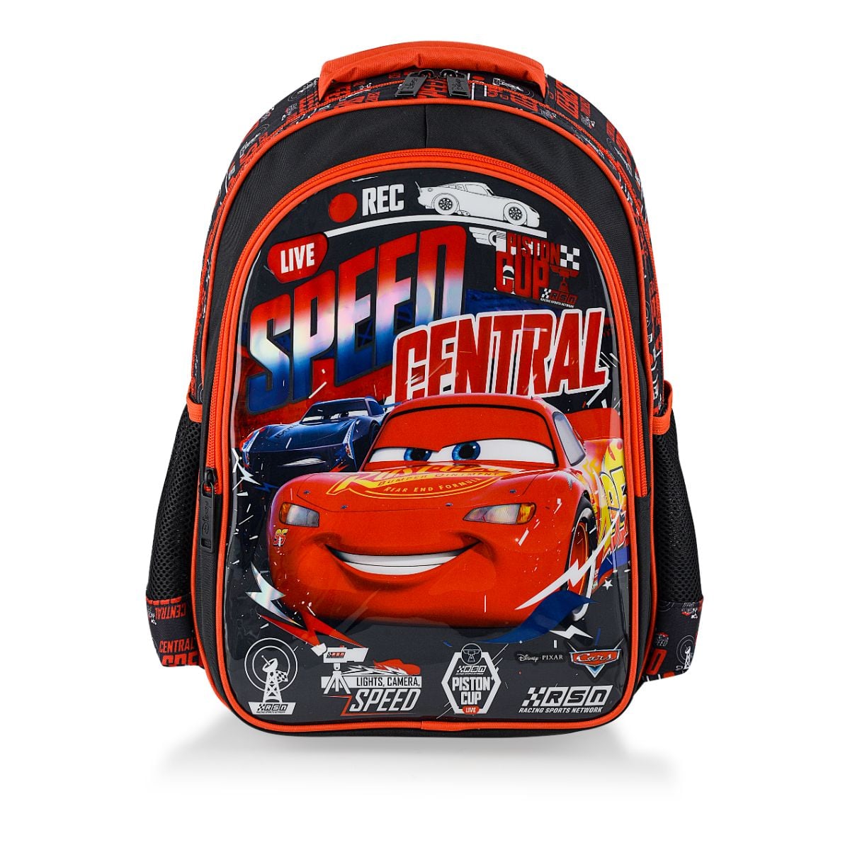 Ghiozdan Disney Cars 2 Compartimente Speed Central