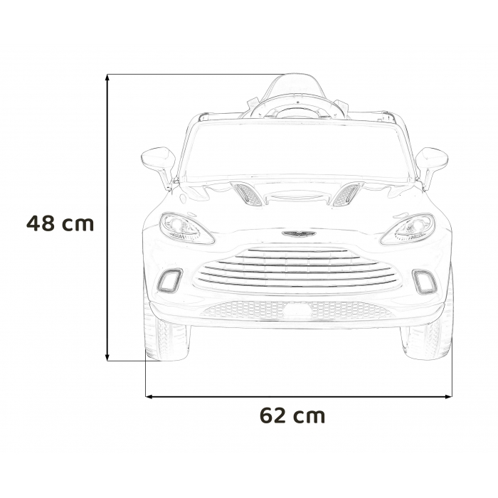 Masinuta Electrica Aston Martin DBX 100W - imagine 10