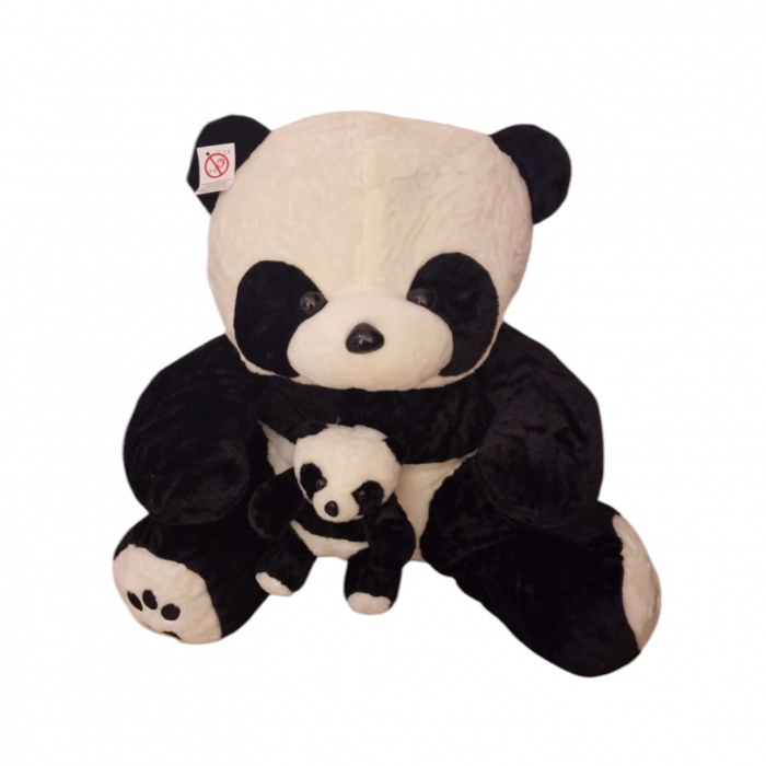 Urs Panda Mama cu Pui Krista 35 cm