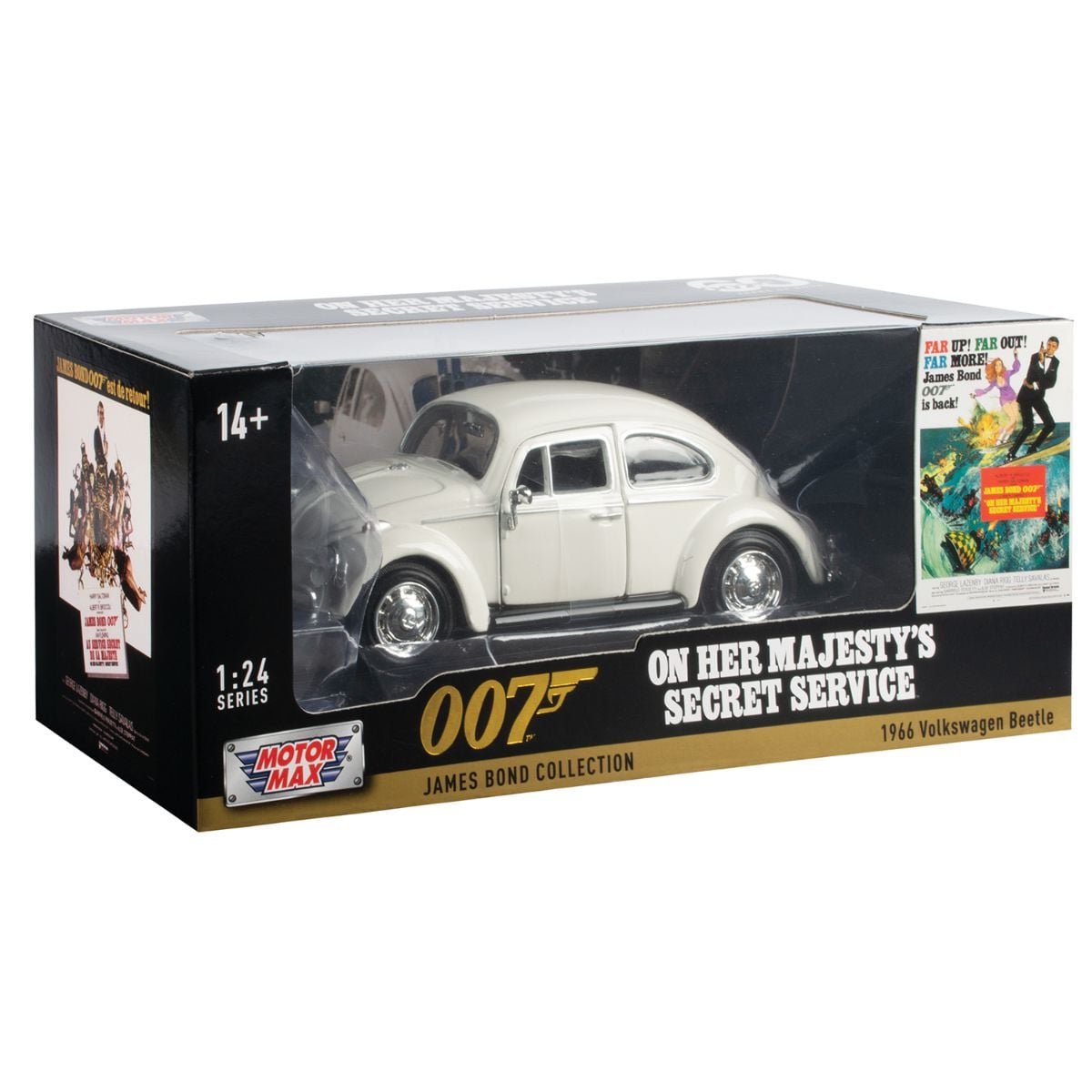 Motormax 1966 VW Beetle 1:24 James Bond