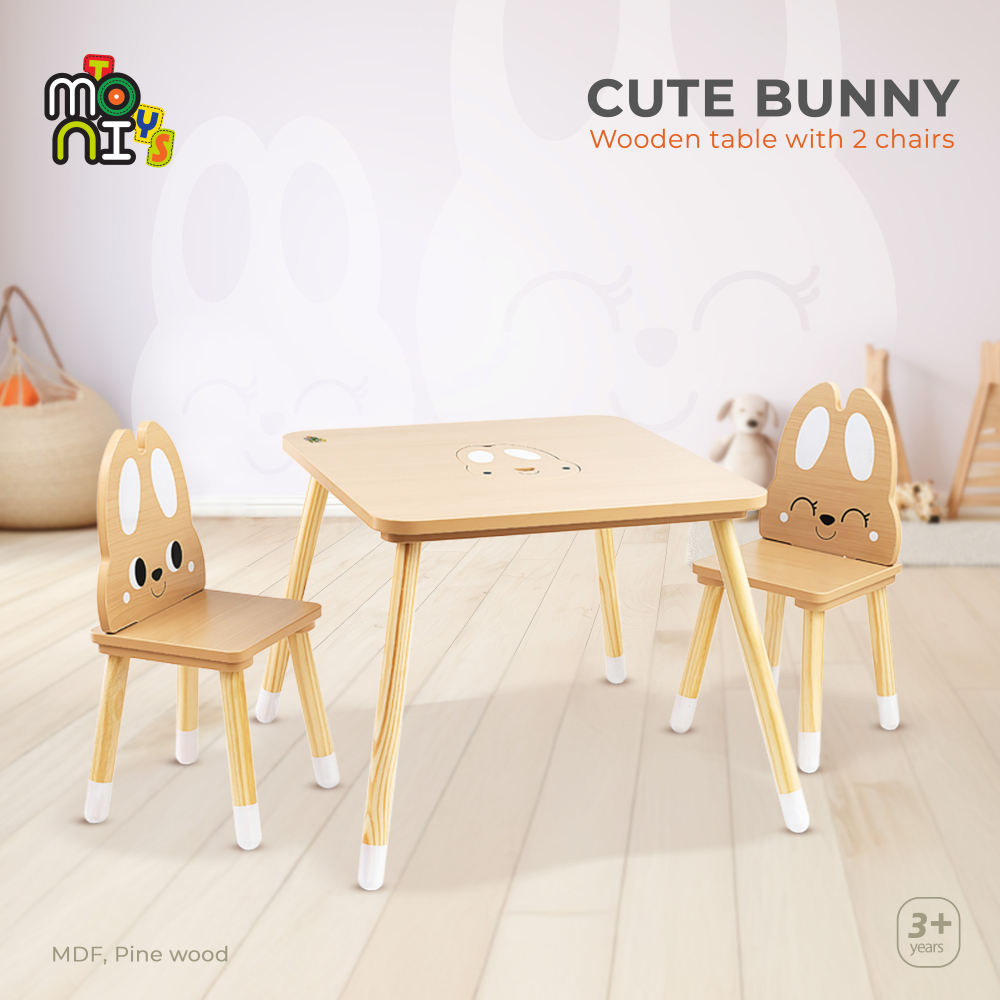 Set Moni Cute Bunny cu spațiu depozitare
