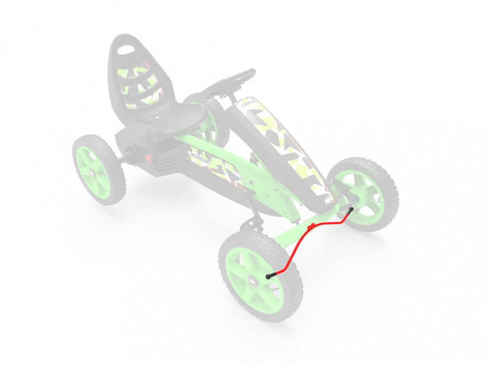 Ax direcție Rally Roșu Berg Toys - Accesoriu Kart