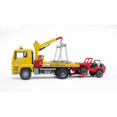 Bruder Camion Tractare MAN TGA + Jucărie Teren - imagine 3