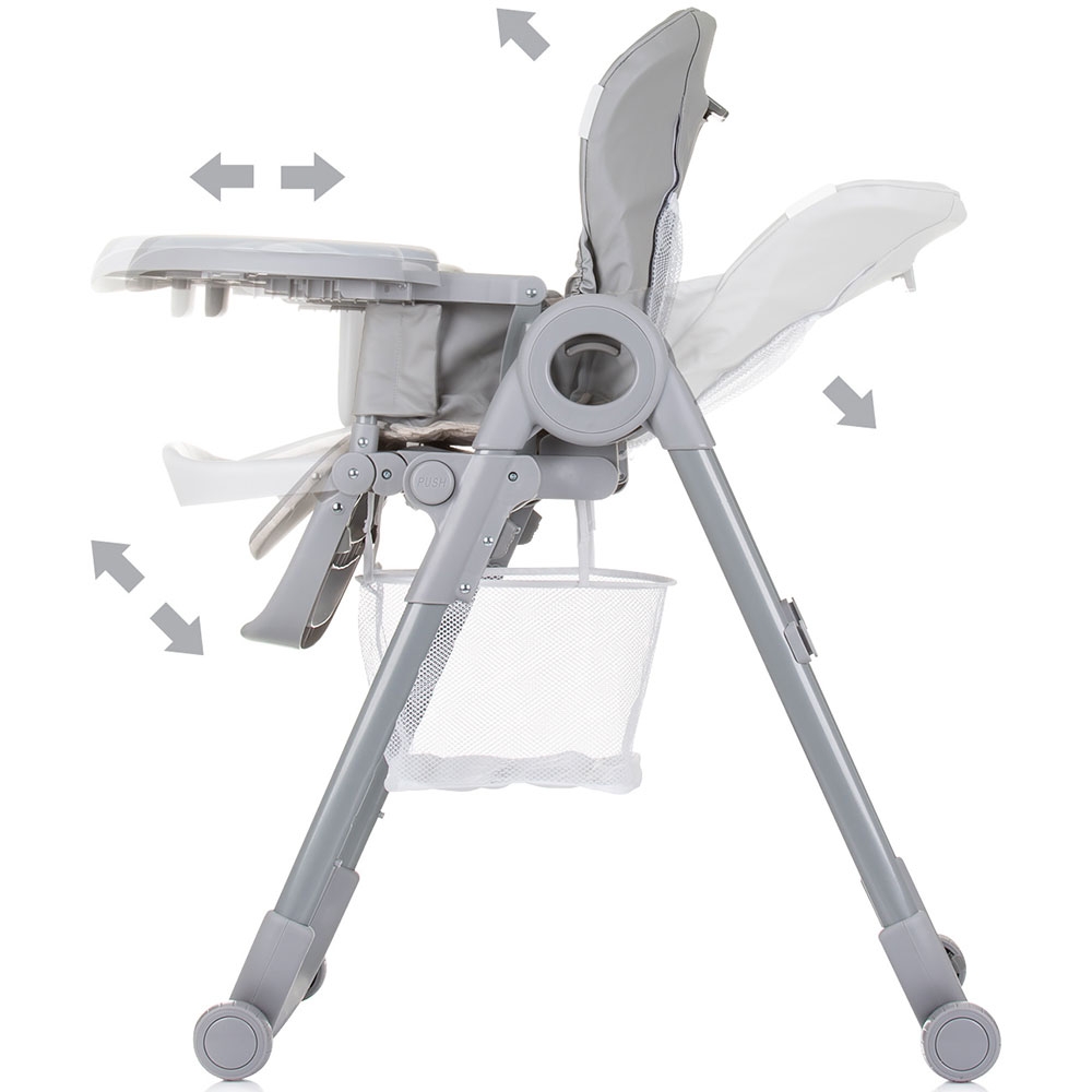 Scaun masa Chipolino Master Chef Grey - imagine 4