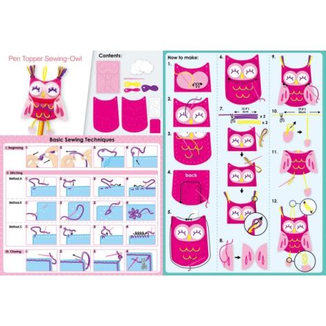 Avenir Set Cusut DIY Bufnita Topper Creion - imagine 4