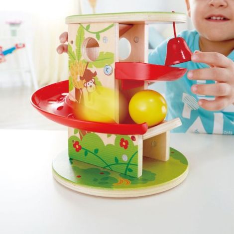 Hape Traseu Jungla cu Bile - Jucarie Lemn