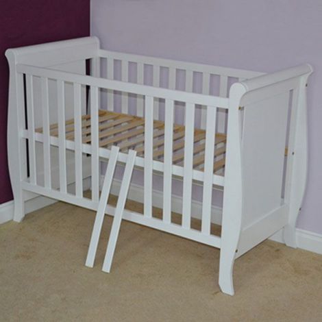 Patut Hubners Mira 120x60 Alb cu Sertar, 3 Nivele - imagine 3
