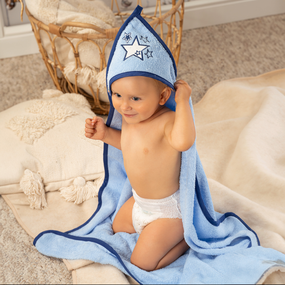 Prosop Baie cu Gluga Akuku | Bumbac pentru Bebe - imagine 4
