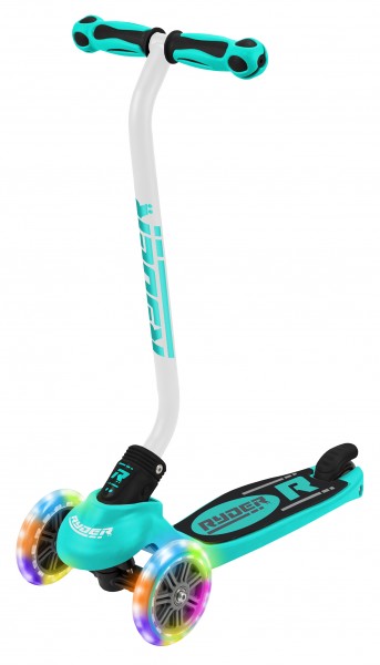 Trotineta Saica Ryder Neo LED, Albastru, Ghidon Reglabil