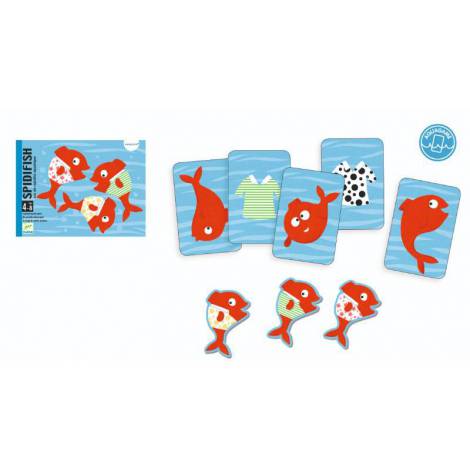 Joc acvatic Djeco Spidifish pentru baie - imagine 2