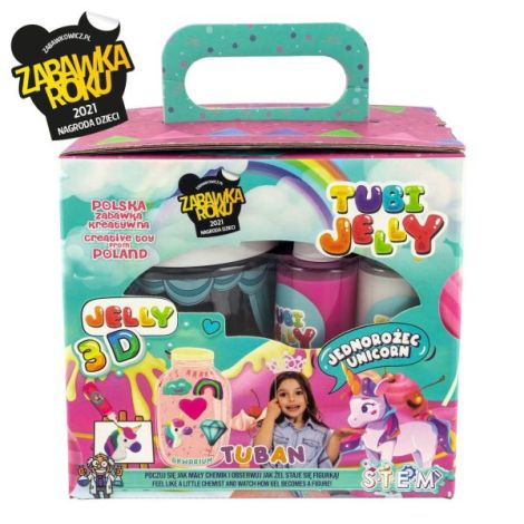 Set Tubi Jelly Unicorn | 6 culori + acvariu - imagine 4