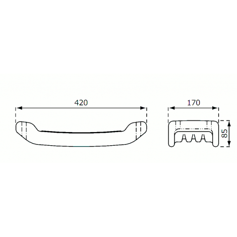 Leagan Plastic HDPE Rosu KBT, Rezistent UV - imagine 10