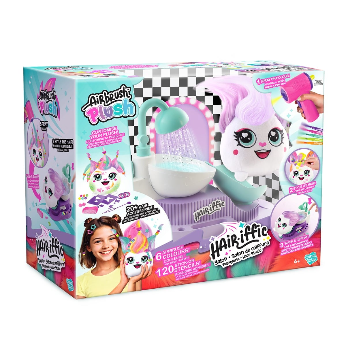 Airbrush Plush Hair'iffic - Salon Colorat Par