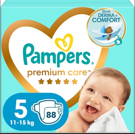 Pampers Premium Care Mega Box 88 buc | Piele catifelată - imagine 9