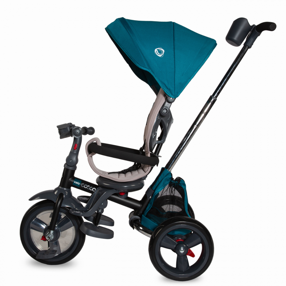 Tricicleta Coccolle Velo 4 în 1, Verde, Pliabilă - imagine 2