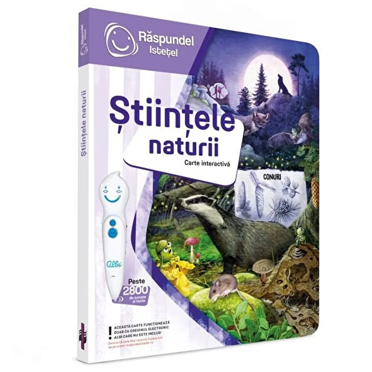 Carte Interactivă Raspundel Istetel - Aventuri prin Natura