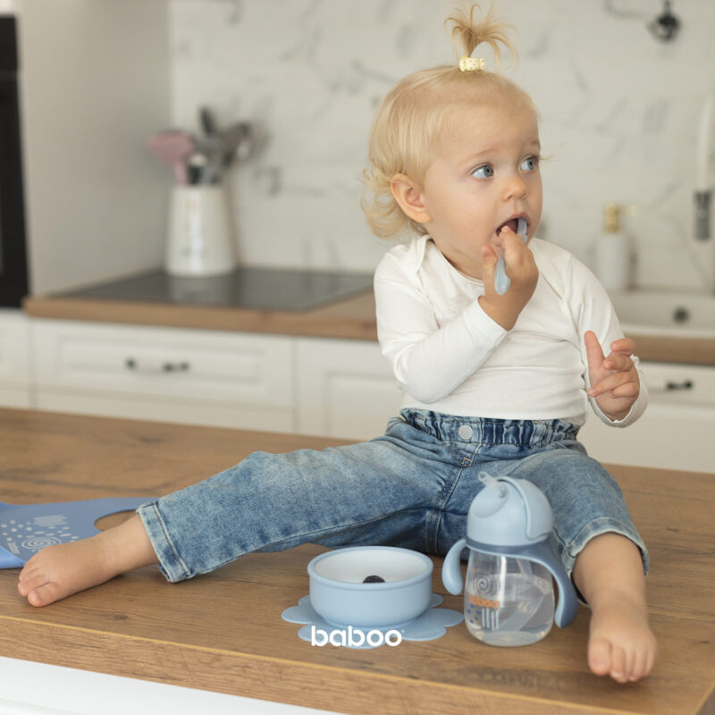 Bol Silicon Baboo cu Ventuza | 6 luni+ - imagine 6