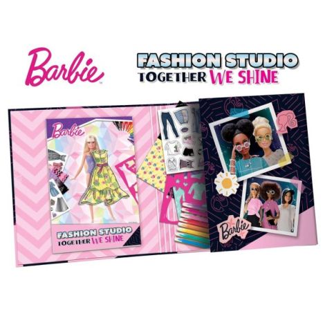 Lisciani Barbie Fashion Studio - Set Creativ Design - imagine 2