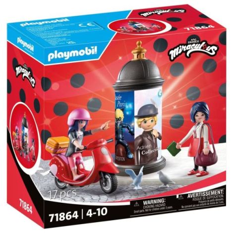 Playmobil Miraculous Scoter Aventură Paris - imagine 2