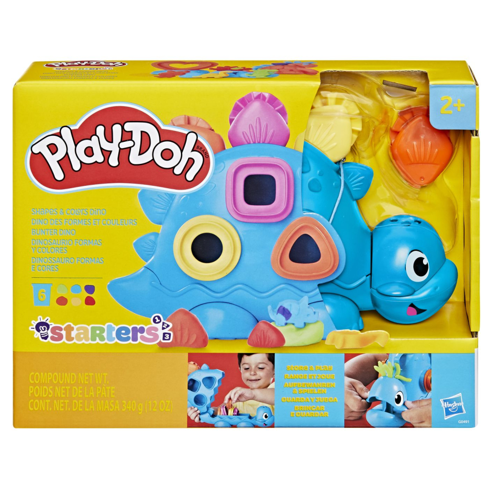 Play-Doh Dino Hasbro: Învață Forme și Culori