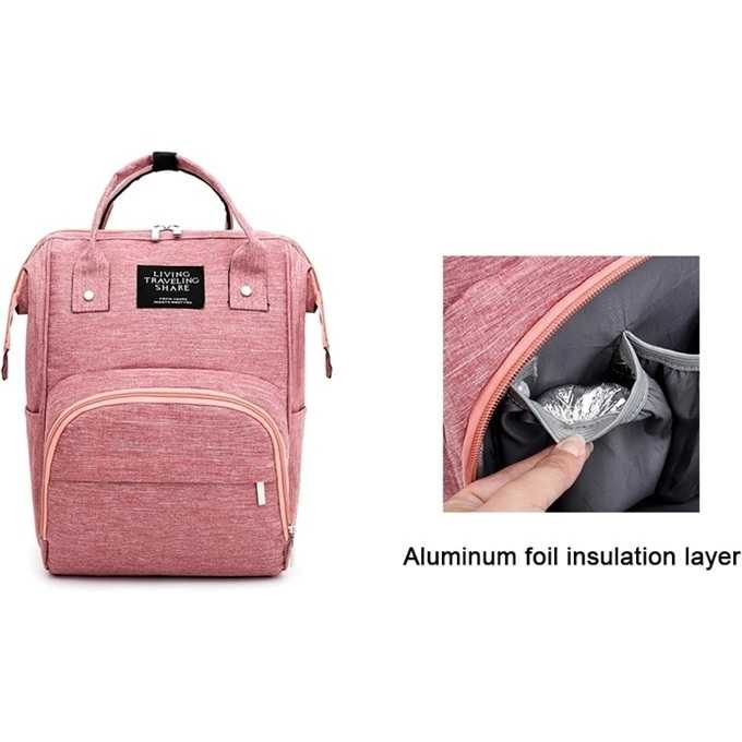 Rucsac Multifuncțional Bambinice Mov - imagine 4
