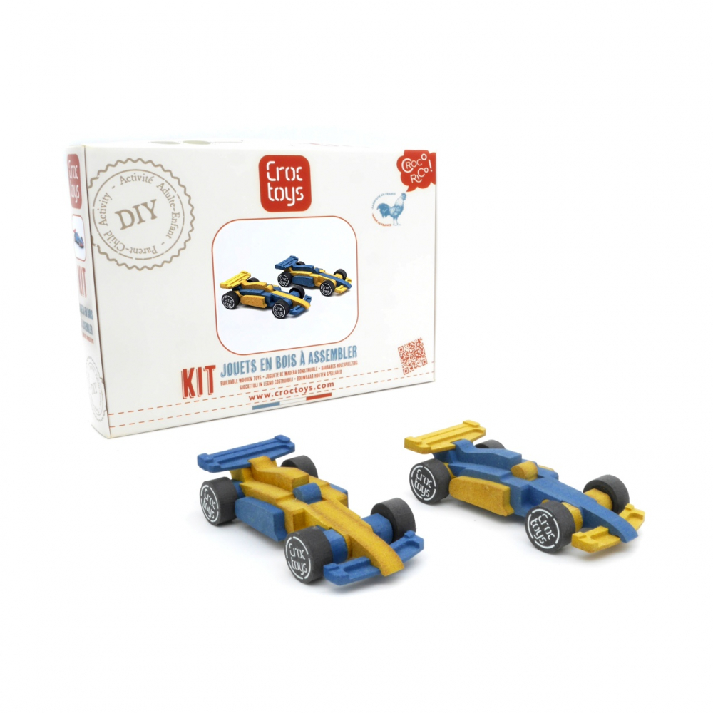Set Constructie 2 Masini Curse Croc Toys