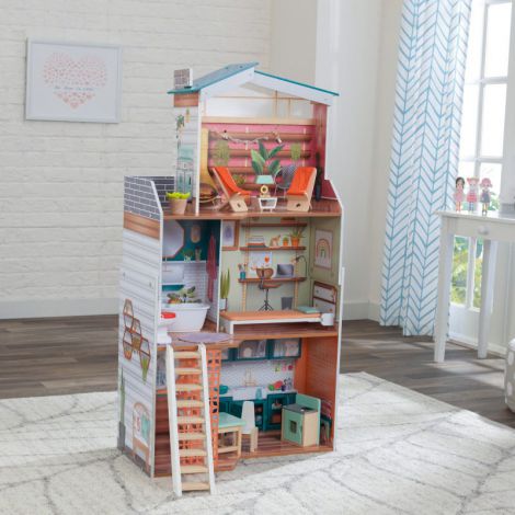 Casuta din lemn pentru papusi Marlow Kidkraft - imagine 3