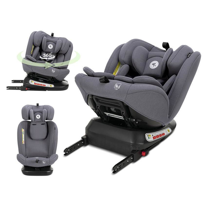 Lorelli Capella Grey i-Size 0-12 ani cu Isofix - imagine 4