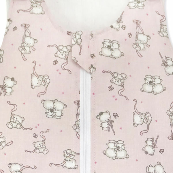 Sac de dormit copii Loving Bear Pink, 1.5 Tog