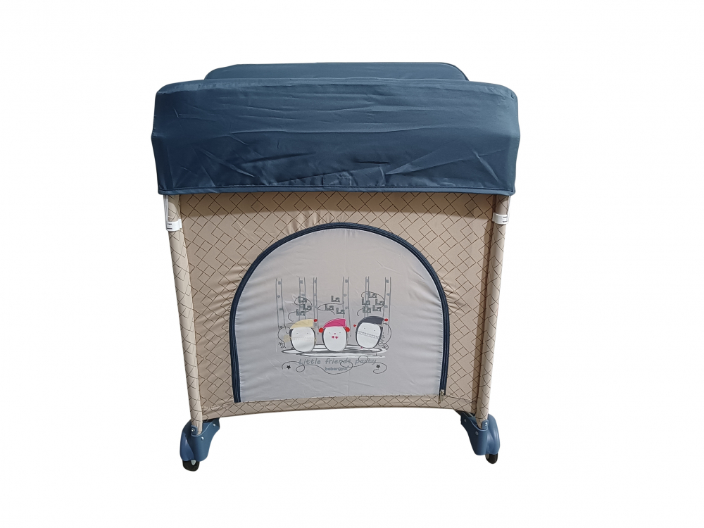 Patut pliabil Bebe Royal cu masuta de infasat - imagine 3