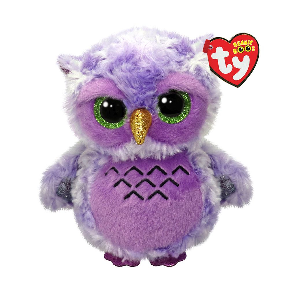 Bufnița Ty Owlivia Mov 15cm - Jucărie Moale