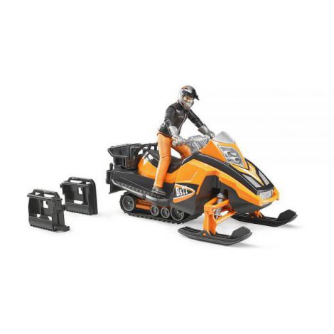 BRUDER Snowmobiliar cu Șofer - Jucărie Iarnă - imagine 2