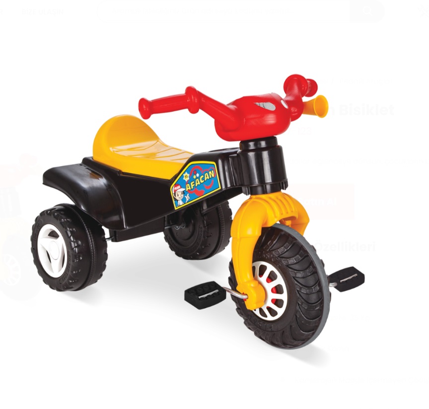 Tricicleta Pilsan Afacan - Sigură și Distractivă - imagine 2