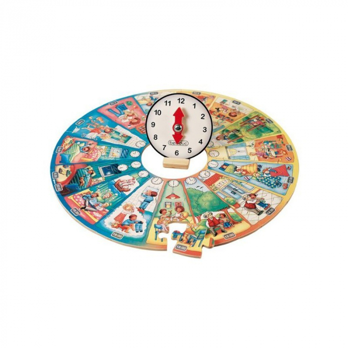Puzzle Ceas Beleduc | Învățați Timpul Jucându-vă