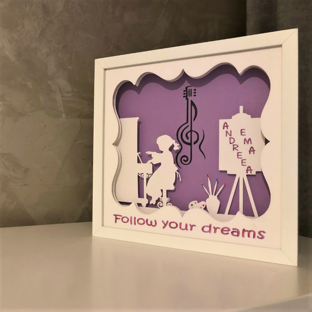Tablou Luminos Fetita 017 Noorhandmadeatelier - imagine 5