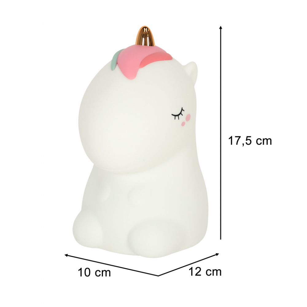 Lampa Unicorn Ikonka - Veghe Linistită USB - imagine 7