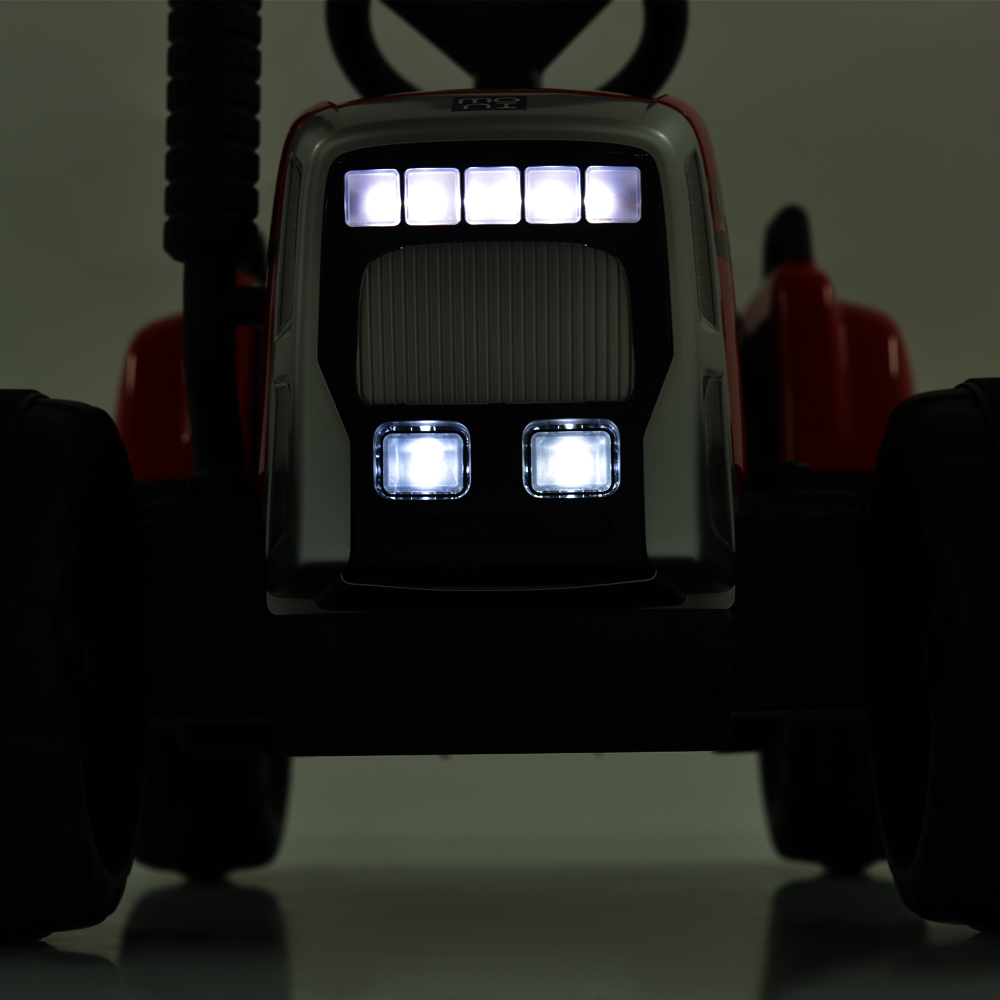 Tractor Electric Moni Green cu Remorcă 12V