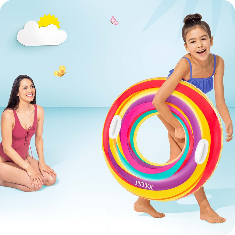 Colac Intex 91 cm cu Mâner - imagine 2