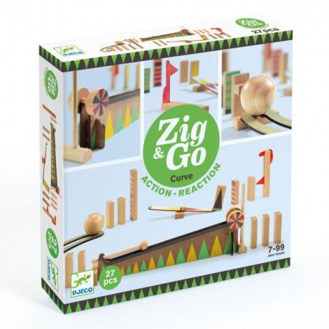 Djeco Zig and Go: Constructie Reactii in Lant, 27 piese - imagine 5
