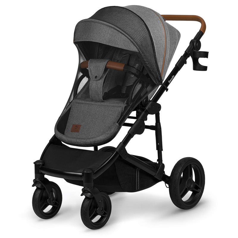 Carucior 2 in 1 Lionelo Mari Tour, Reversibil, Gri - imagine 3