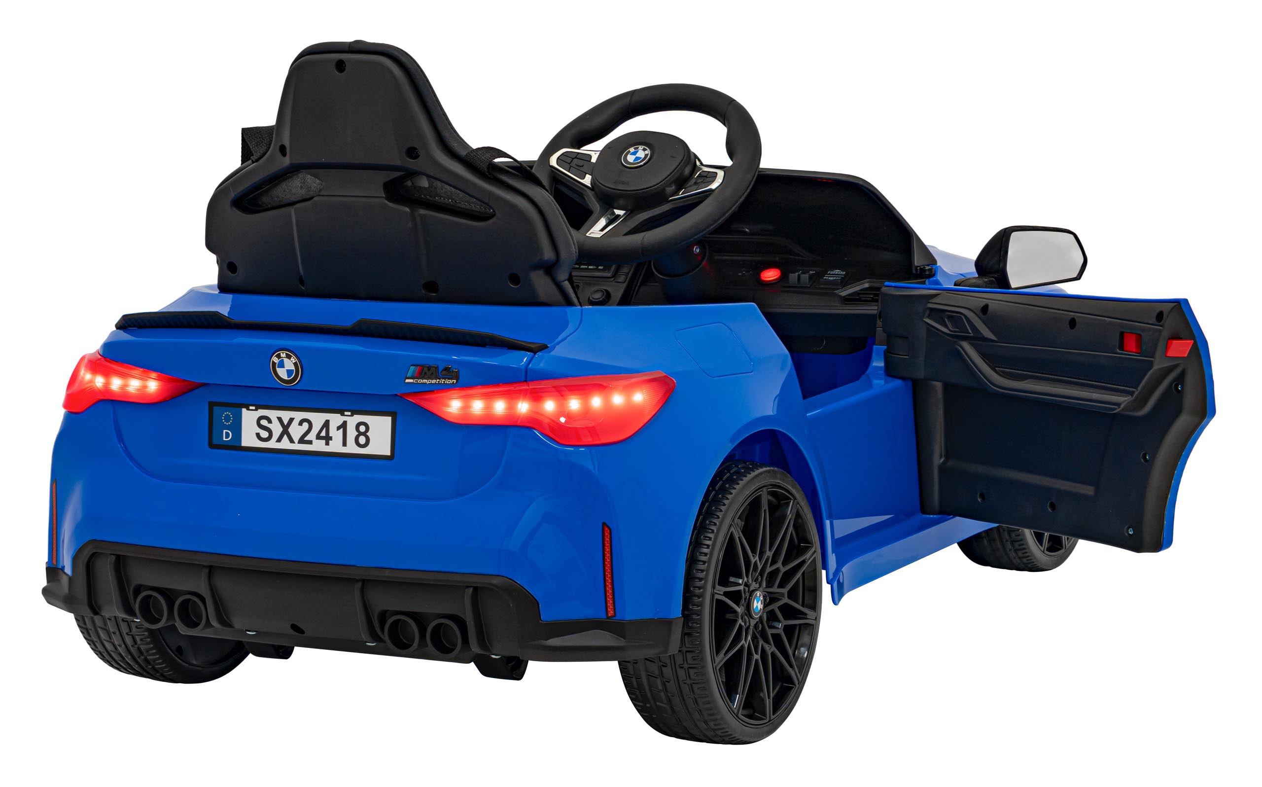 Masinuta Electrica BMW M4 12V Albastru - Autokids - imagine 11