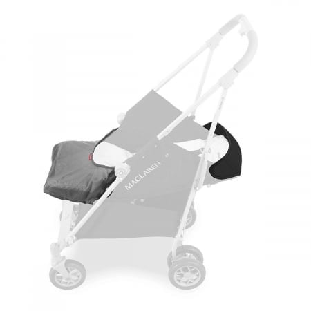 Carucior Maclaren Techno XLR Black Silver, Ultra Ușor - imagine 2