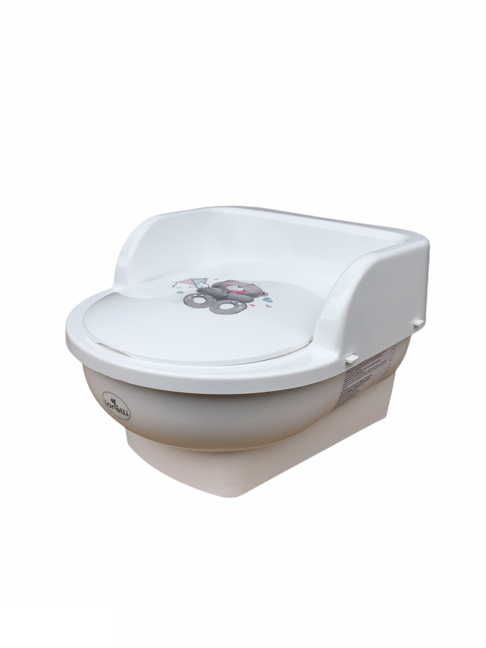 Minitoaleta Lorelli Bear White Igienică - imagine 5