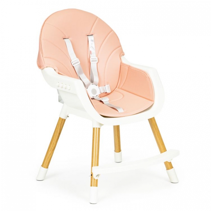 Scaun de masa 2 in 1 Ecotoys HA-004 Roz Reglabil - imagine 4
