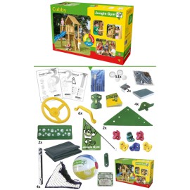 Spațiu de joacă Cubby Junglegym, cu tobogan 3m - imagine 7
