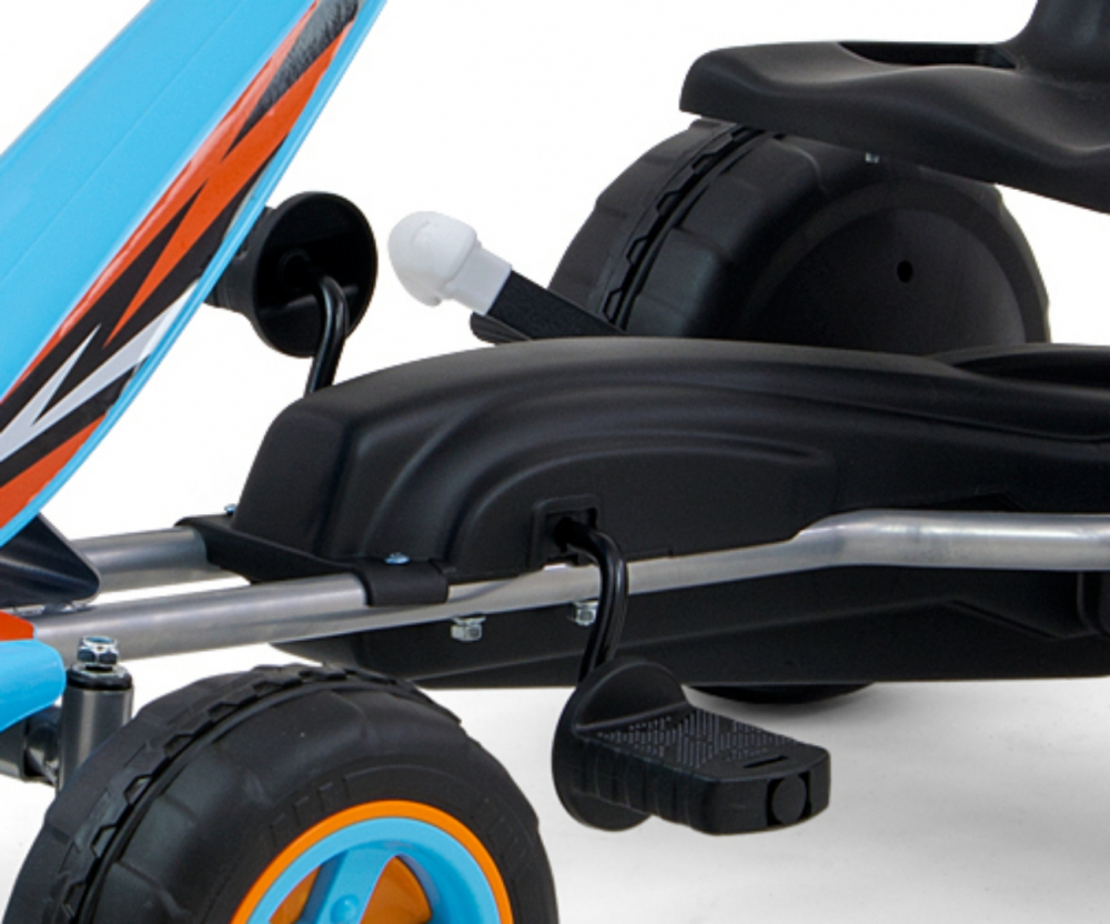 Kart cu pedale Viper Blue Milly Mally +3 ani - imagine 2