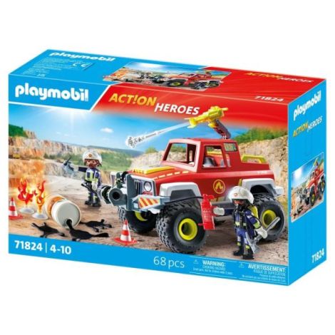 Playmobil Camion Pompieri - Aventură Eroică - imagine 3