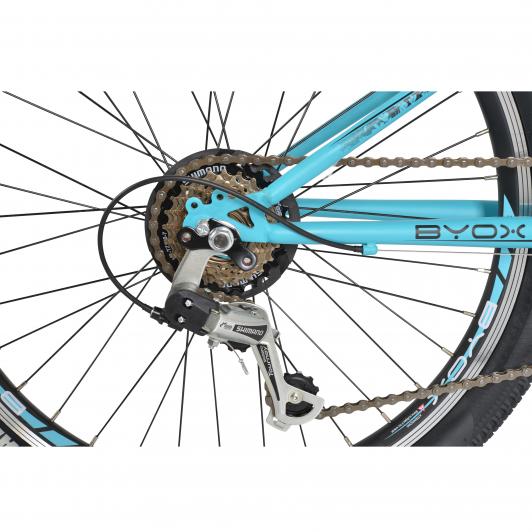 Bicicleta Byox Princess Turcoaz 24 inch, 21 Viteze - imagine 5